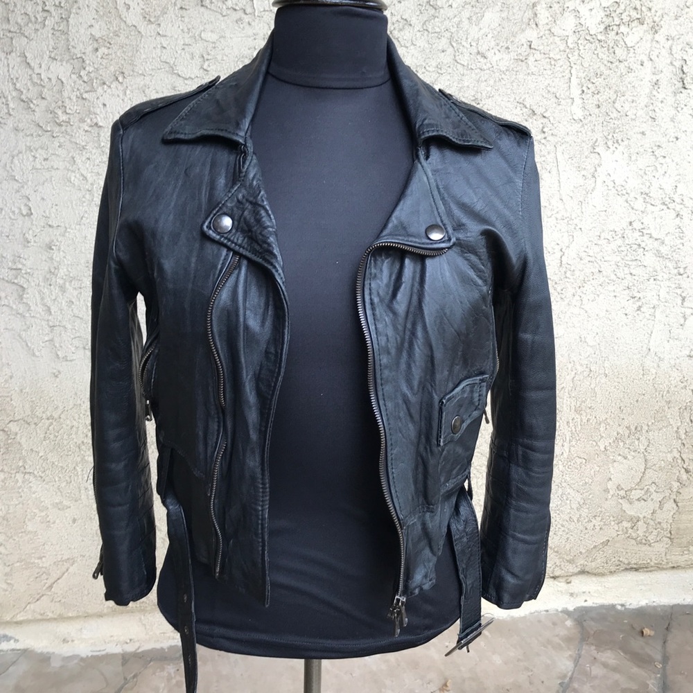 Please Italian Leather Moro Jacket